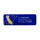 Search for california state return address labels Blue