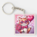 Search for cute valentines day key rings Red