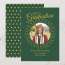 Search for stars graduation invitations announcements Green