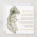 Search for peacock wedding invitations Simple