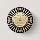 Search for 50th wedding badges Gold