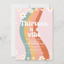 Search for girls 13th birthday invitations Floral