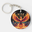 Search for phoenix rising key rings Fire