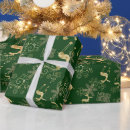 Search for green and gold christmas wrapping paper Classy