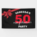 Search for 50th birthday backdrops Red
