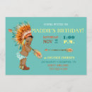 Search for tribal birthday invitations Girl