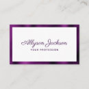 Search for purple foil business cards Minimal