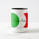 Search for flag of italy mugs Italiana