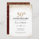 Search for burgundy anniversary invitations Glitter