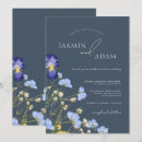 Search for simple wildflower wedding invitations Botanical