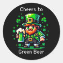 Search for green beer day stickers St patrick's day