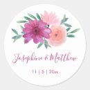Search for pink flowers wedding stickers Garden