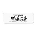 Search for save the date rectangle labels Engagement