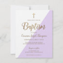 Search for purple gold white invitations Script