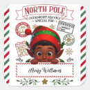 Search for cute christmas elf stickers From santa