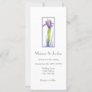 Search for purple iris wedding invitations Blue