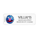 Search for cookie monster return address labels Grover