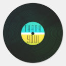 Search for vintage vinyl stickers Music