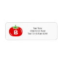 Search for tomato red return address labels Fruit