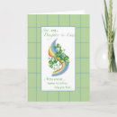 Search for son and daughter in law cards Green
