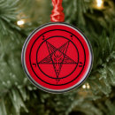 Search for devil christmas tree decorations Baphomet
