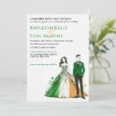 Search for shamrock wedding invitations Green