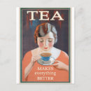 Search for tea lover postcards Cafe