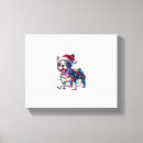 Search for funny christmas canvas prints Wolf