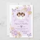 Search for purple first communion invitations 1st communion girl