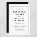 Search for modern rehearsal dinner invitations Trendy