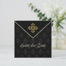 Search for glam save the dates Black