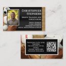 Search for sports business cards Workout