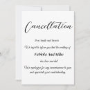 Search for postponed wedding announcement cards Cancellation