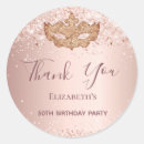 Search for 18th birthday stickers Rose gold