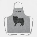 Search for black pug aprons Cute