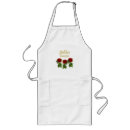Search for green on red aprons Floral