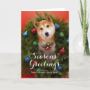 Search for shiba inu christmas cards Purebred dog
