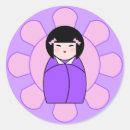 Search for kokeshi stickers Kawaii