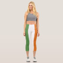 Search for flag of ireland leggings White