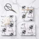 Search for appreciation wrapping paper Black and white