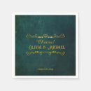 Search for fancy cocktail wedding napkins Vintage