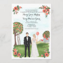 Search for cartoon wedding invitations Illustration