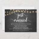 Search for wood wedding invitations String lights