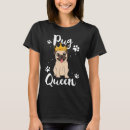 Search for pug womens tshirts Mom