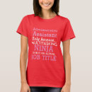 Search for assistant tshirts funny