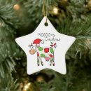 Search for funny cows christmas tree decorations Cute