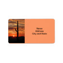 Search for arizona desert return address labels Sunset