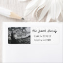 Search for impressionist return address labels Starry night