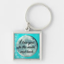 Search for love word key rings For her