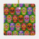 Search for day of the dead christmas tree decorations Pattern